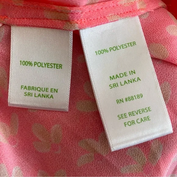 Lilly Pulitzer Frey Cover Up Coral Spritz Beach Bungalow - Picture 6 of 8